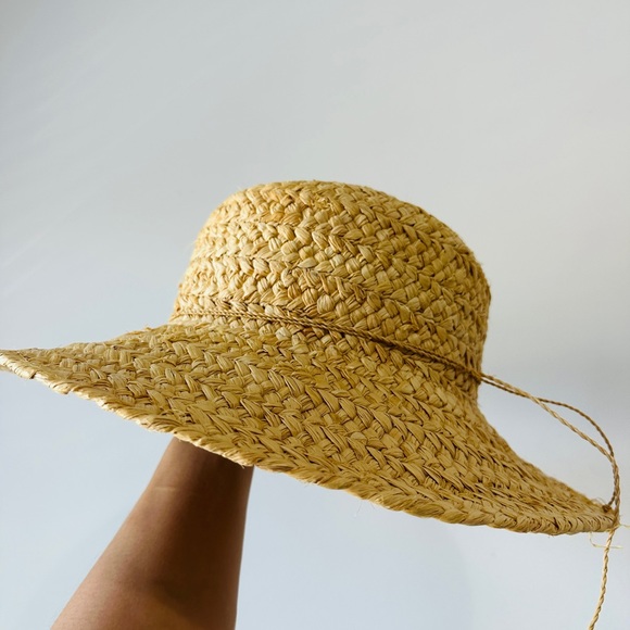 Raffia Brim Sun Hat By Scala The Collection O/S - Picture 7 of 9